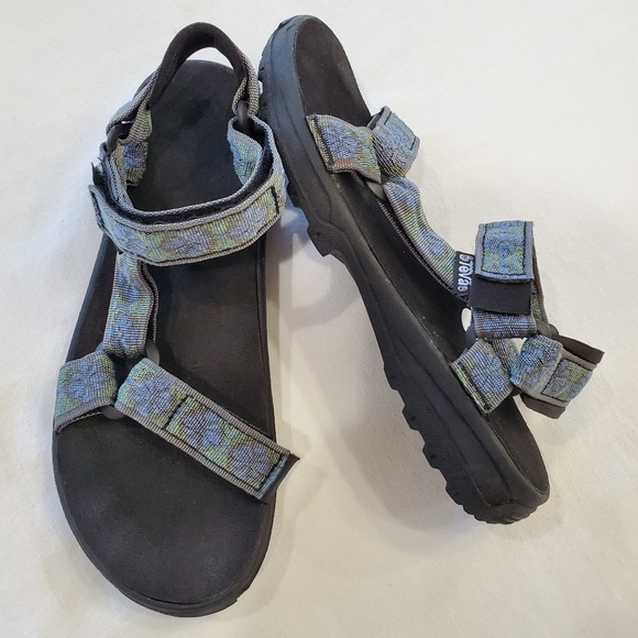 Teva Shoes - Teva faint floral pattern velcro strap sandals